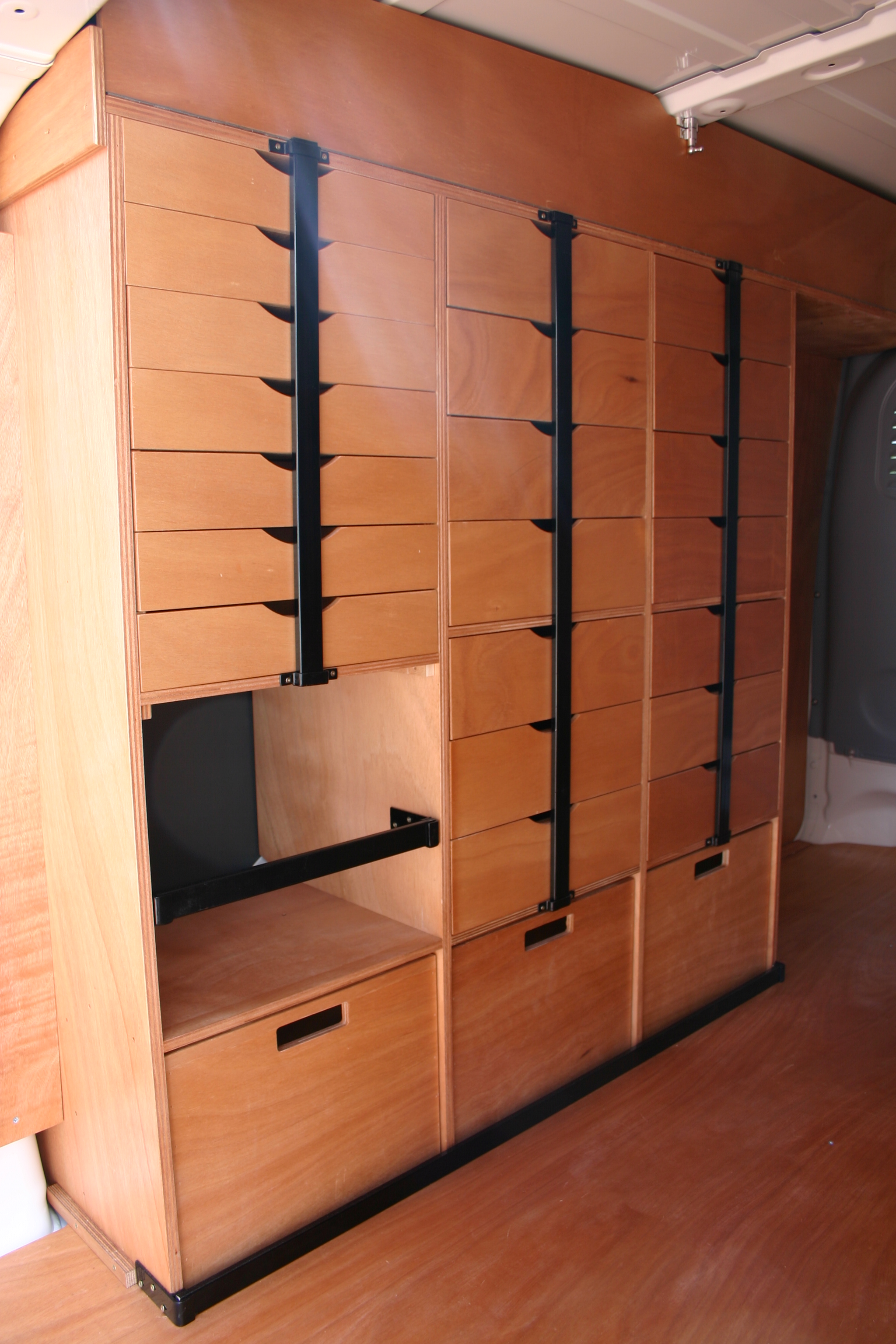 Meubles sécurisé pour transport de matériel professionnel