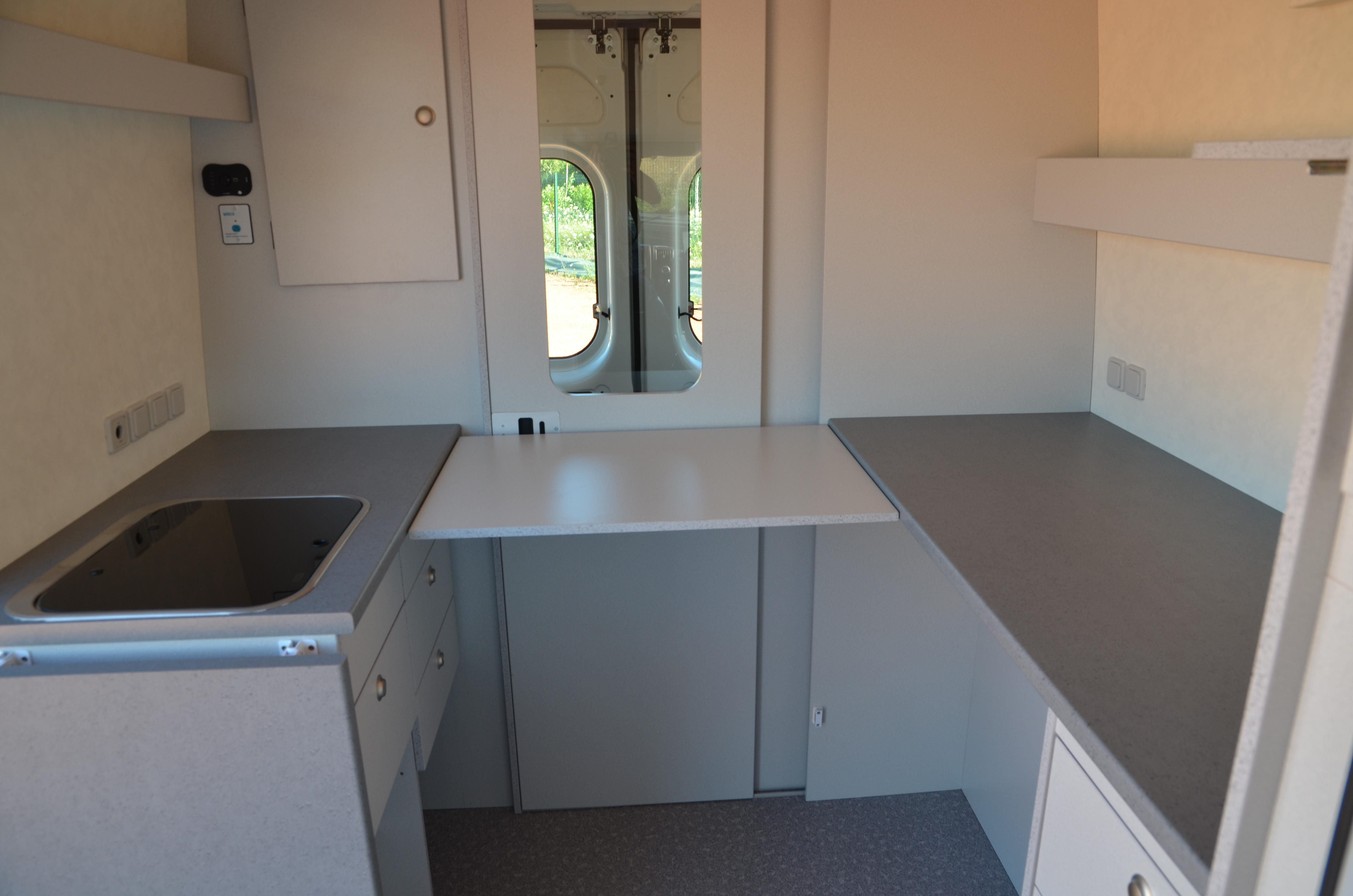 Rallongement plan de travail camion professionnel