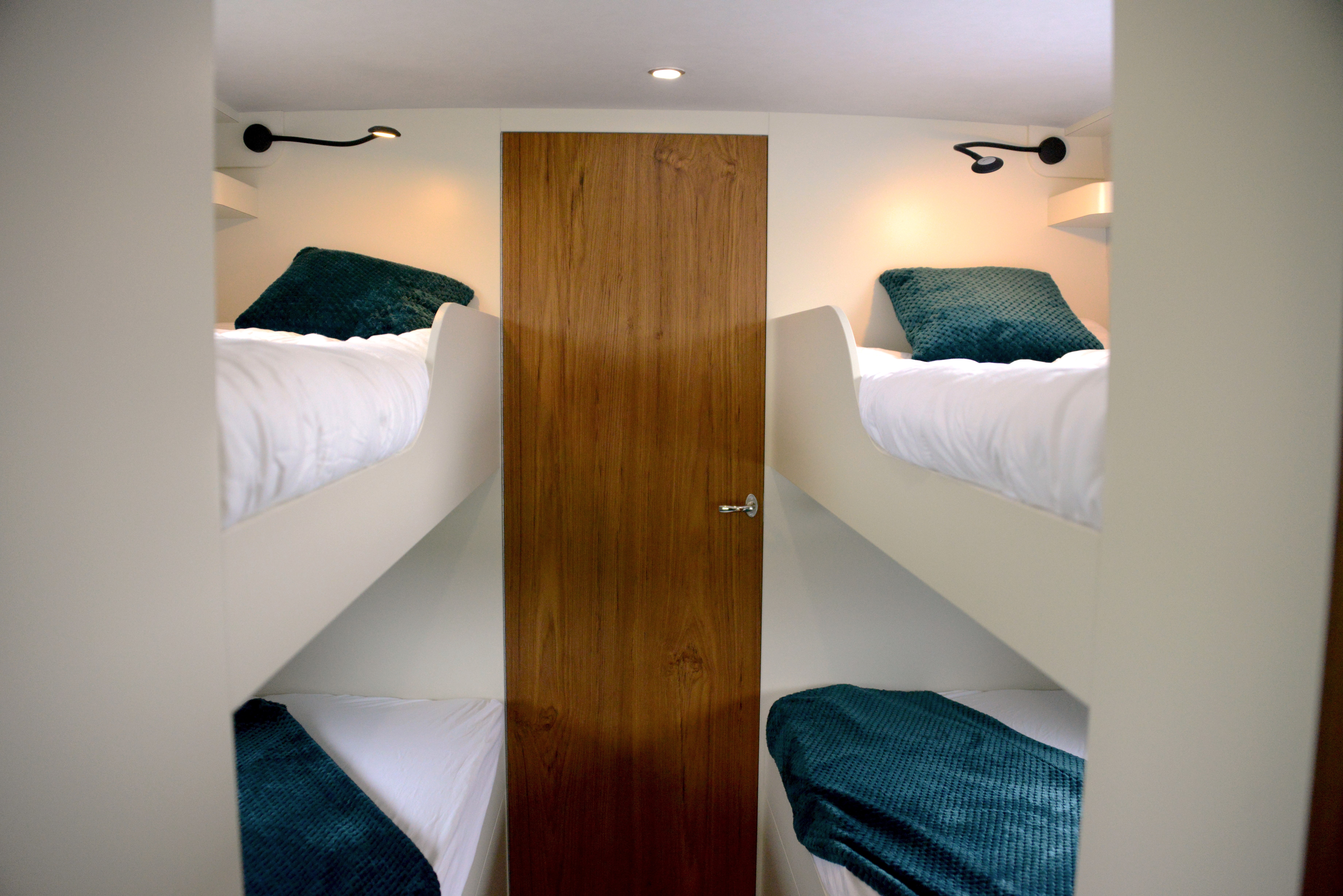 couchages lits superposés camping car