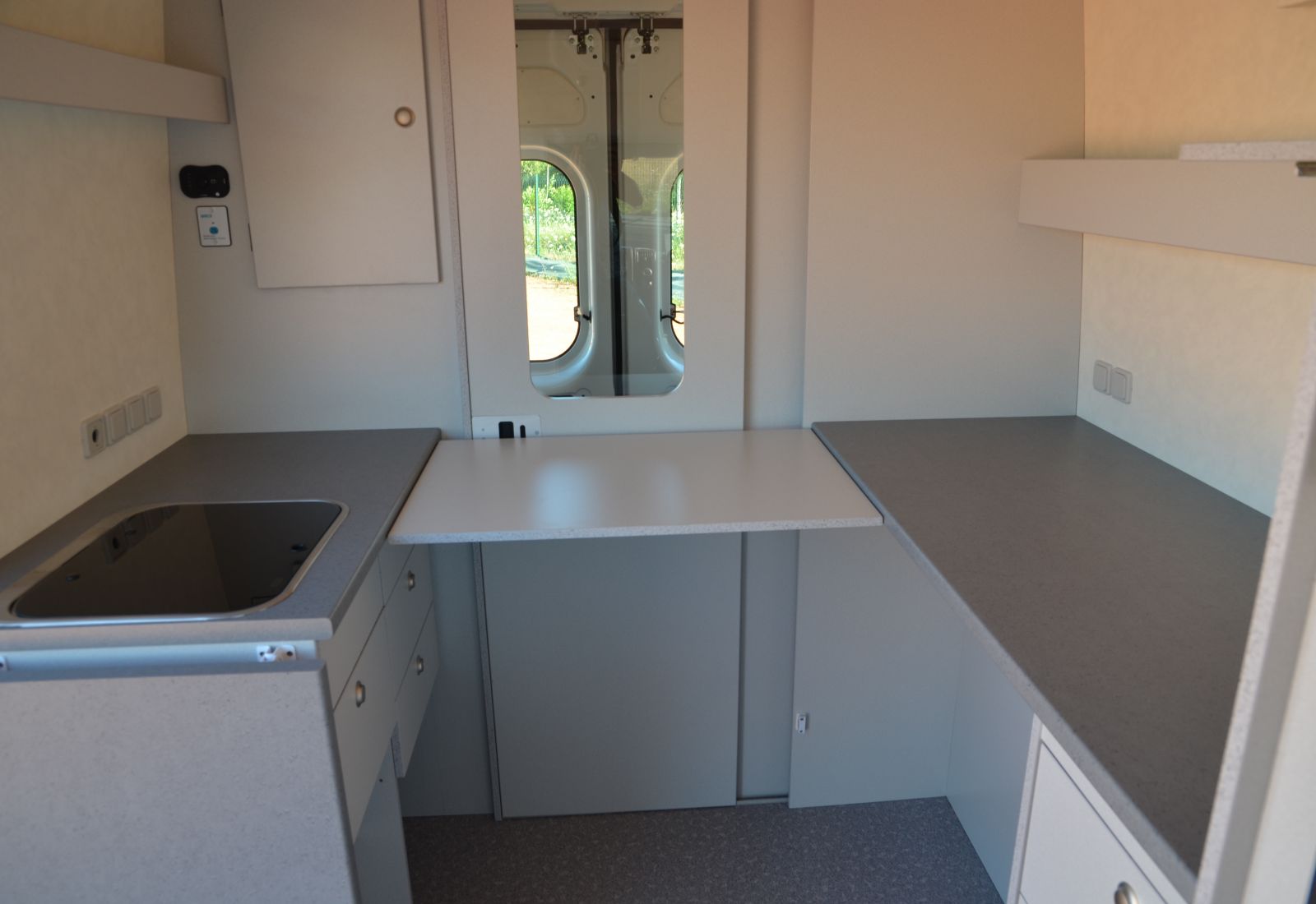 Rallongement plan de travail camion professionnel