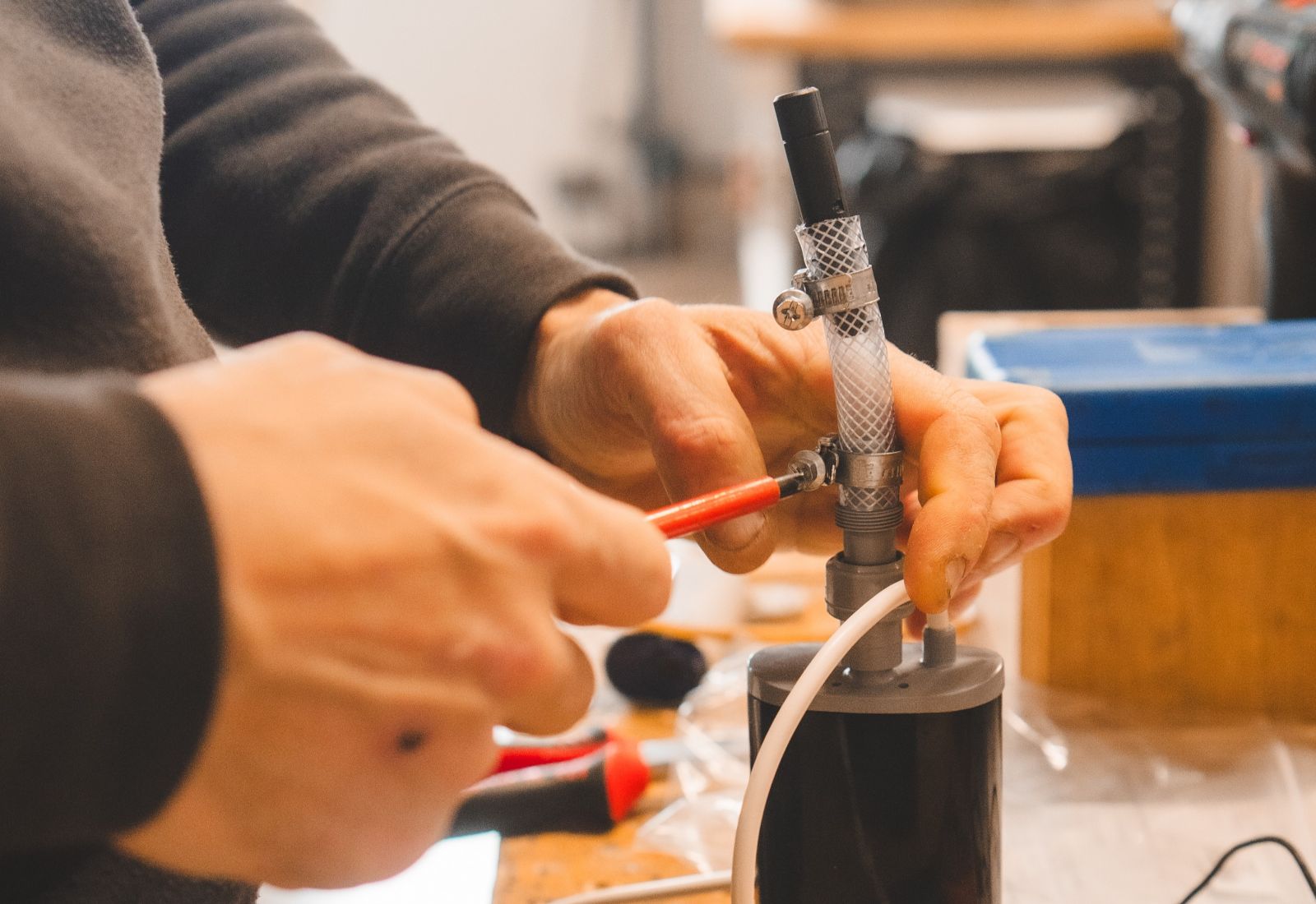 Réparation d'une pompe à eau