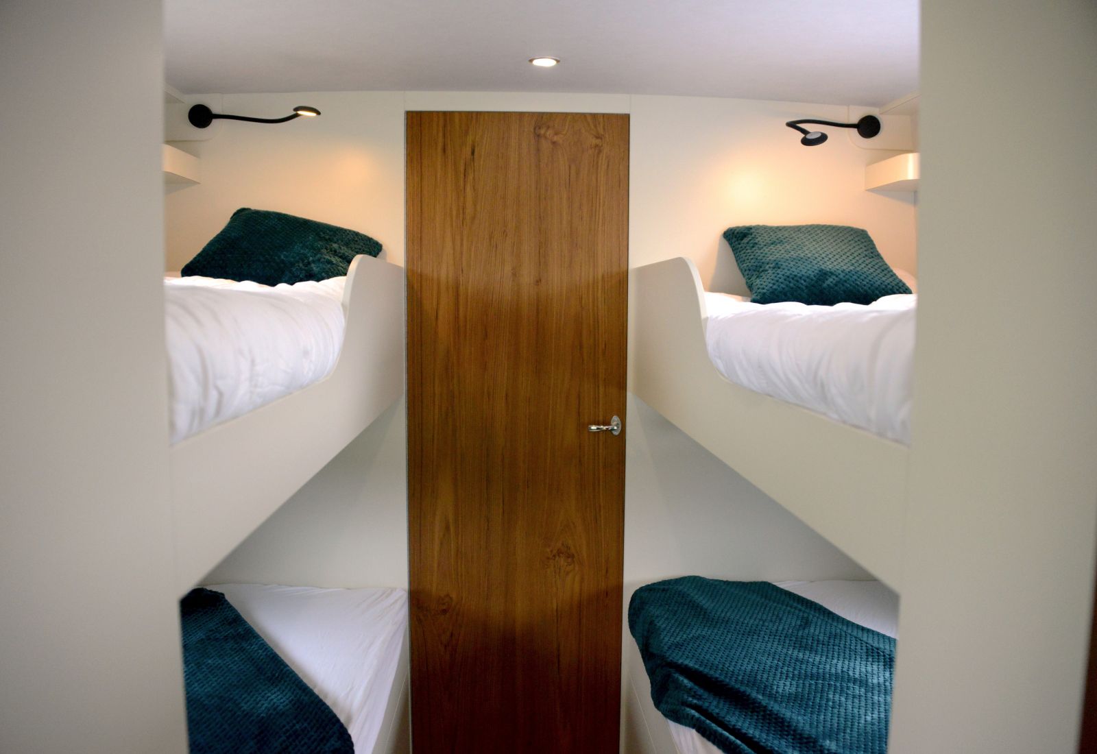 couchages lits superposés camping car